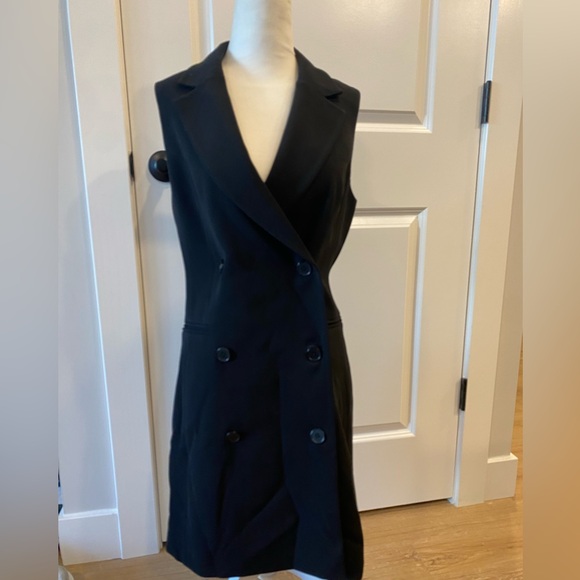 Club Monaco Black Sleeveless Mini Dress - Picture 7 of 10